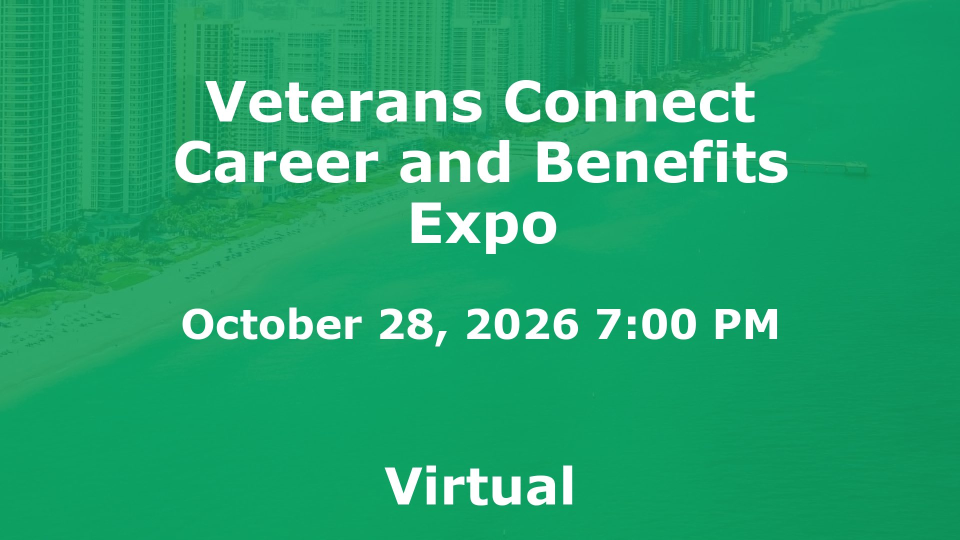 Veterans Connect Career and Benefits Expo event image